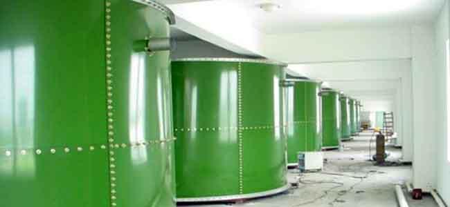 소방 스프링클러 시스템용 어두운 녹색 물 저장 탱크 ISO 9001 0