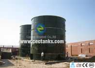 진한 녹색 용수물 저장 탱크, 포르셀라인 에마일 코팅 과정