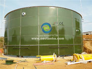 바이오가스 공장 동물 배설물 하수물 슬러드 플랜트에서 에너지 생산을 위한 유리 합성 철강 탱크