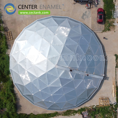 석유 저장 산업용 알루미늄 지오데식 돔 지붕