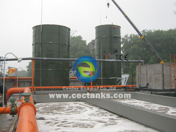 우수한 품질과 낮은 프로젝트 비용으로 산업용 수처리를위한 에나멜 된 볼트 된 철강 탱크