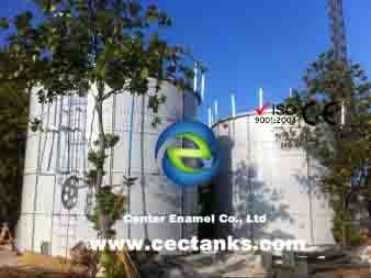 센터 에나멜 농업 대량 저장 솔루션 / 관개용 물 저장 탱크