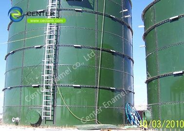 바이오가스를 생산하기 위한 유리 용철에 녹은 아에로브 소화 탱크