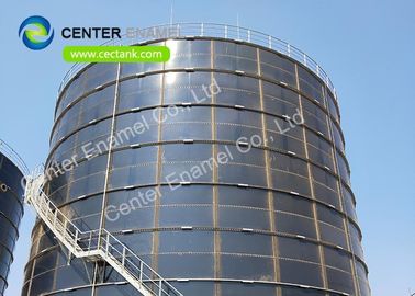 물 저장 고리 된 유리 녹조 된 철강 탱크 알루미늄 합금 트러브 데크 지붕