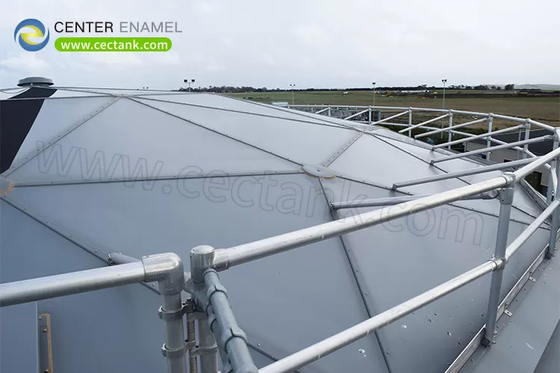 물 공급 및 폐수 처리 시설용 부식 저항 알루미늄 돔 지붕