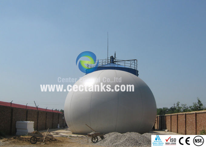 우수한 부식 저항성을 가진 유리 합성 철강 바이오 가스 저장 탱크 ISO 9001:2008 0
