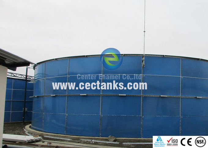 산업용 유리로 배열된 물 저장 탱크 100000 / 100k 갤런 내구성 있는 긴 서비스 수명 0