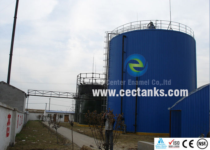 산업용 유리로 덮인 물 저장 탱크, 가스 / 액체 포르셀라인 에나멜 유리로 덮인 탱크 0
