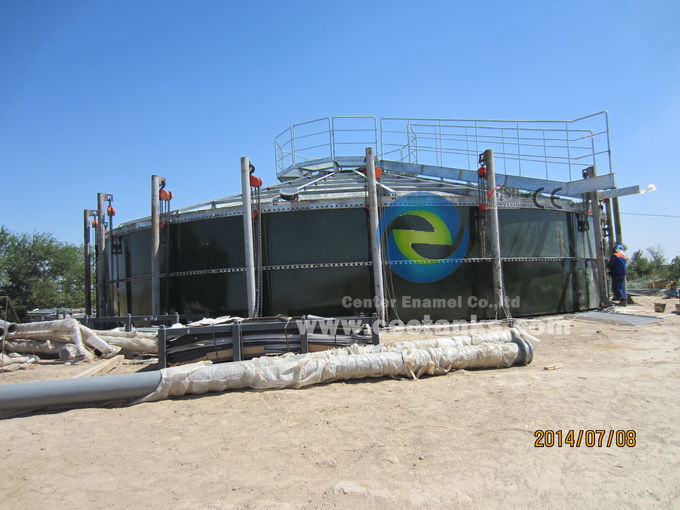 공동체의 수처리를 위한 콘크리트 또는 유리로 배열된 물 저장 탱크 1