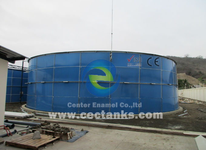 3mm - 12mm 두께 물 처리 시설용 유리 합성 철강 탱크 0