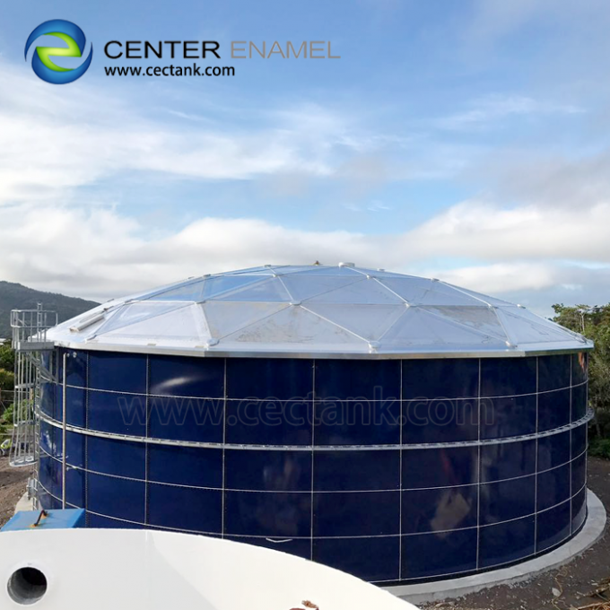 소화 된 강철 탱크용 부식 저항 알루미늄 돔 지붕 0