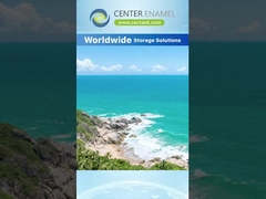 30 년 의 사용 기간 을 가진 철 에 녹인 유리 폐수 탱크