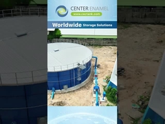 고성능 유리 철강에 융합 껍질 지붕과 함께 GFS 탱크