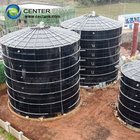 농업 관개 물 프로젝트용 GFS 실린더식 철강 물 탱크