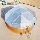 디젤 엔진 저장 탱크를 위한 내부식 지오드식 알루미늄 돔 지붕