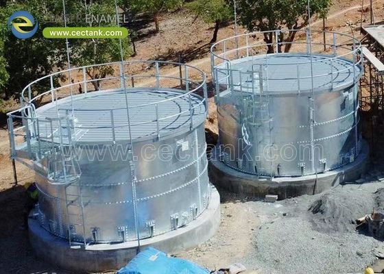 중부 에나멜 가열 된 철강 물 탱크 의 우월성