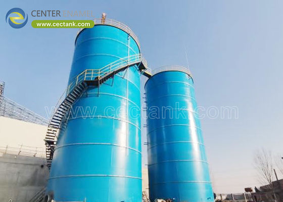 곡물 저장소 실로 저장소 용액 탱크 AWWA D103-09 건설