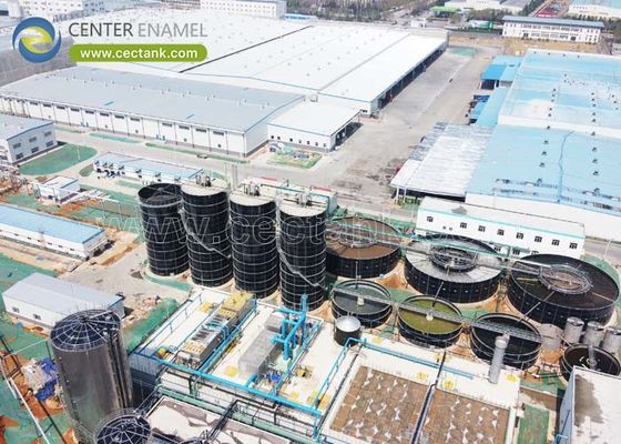 NSF/ANSI 61 표준 스틸 볼트 폐수 저장 탱크