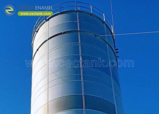OHSAS18001 업무안전보건시스템을 갖춘 바이오가스 발효 및 저장용 내구성 스테인리스 스틸 탱크