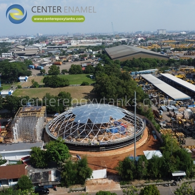 Aluminum Dome Roofs for Wastewater Storage Tanks: Contains Waste and Controls Odors