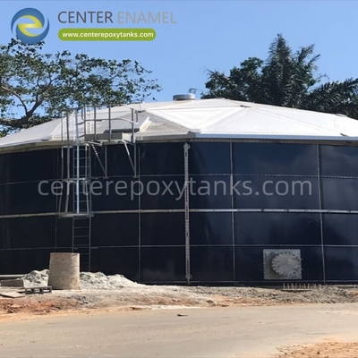 Aluminum Geodesic Dome Roof for Agricultural Waste Tanks: Offers a Durable Cover for Odor and Containment