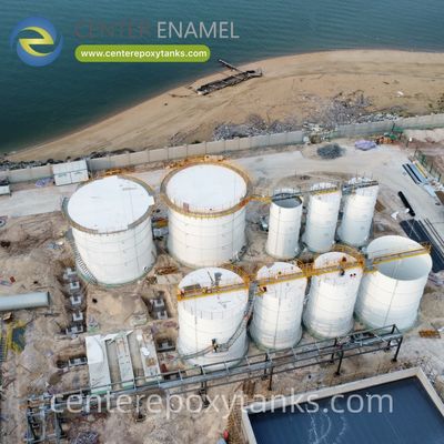 양조장 폐수 처리를 위한 FBE 코팅 탱크 - 대용량, 낮은 pH의 양조 폐수의 내구성을 위한 설계.