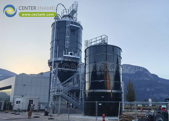 GFS 미네랄 사일로: Center Enamel의 벌크 자재를 위한 내구성이 뛰어나고 부식 방지 기능이 있으며 고성능 솔루션