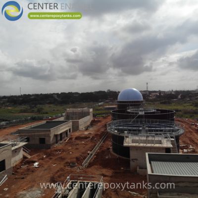 소화조 탱크 폐수 처리를 위한 바이오가스 홀더 풍선: 가치 있는 가스 부산물 저장