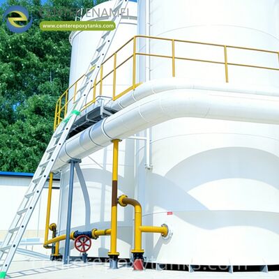 용접 스테인리스강 중유 저장 탱크용 외부 부유식 지붕: 냄새를 포함하고 내용물을 환경 노출로부터 보호