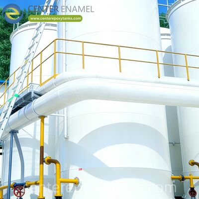 용접 스테인리스강 경유 저장 탱크용 외부 부유식 지붕: 점도가 낮은 오일 유형에서 증발 손실 최소화