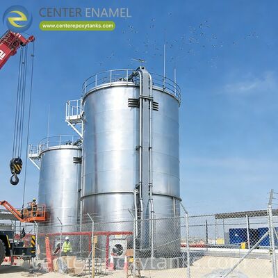 용접 된 스테인리스 스틸 케로신 저장 탱크의 외부 부동 지붕: 고급 증기 제어 및 제품 무결성