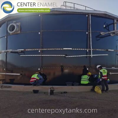 용접 된 스테인리스 스틸 단벽 연료 저장 탱크용 알루미늄 돔 지붕: 표준 연료 수용을위한 필수적인 기상 방패 및 증기 장벽을 제공합니다.