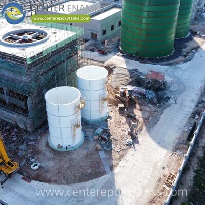 비상 화재 소방용 물 탱크로 볼트 된 철강 탱크: 중요한 인프라 보호를 위해 설계된 고준비 탱크.