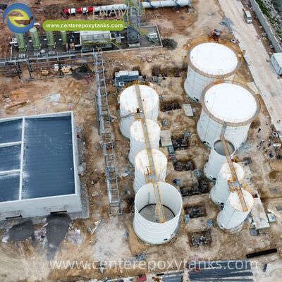 화재 물 저장 탱크로서 볼트 된 철강 탱크: 비상 상황 중 즉각적인 물을 확보 할 수있는 신뢰할 수있는 저장.