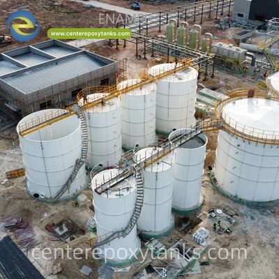 농업 폐기물 탱크로 볼트 된 철강 탱크: 부식성 농장 하수와 잔해를 처리하도록 설계된 내구적인 모듈 구조.