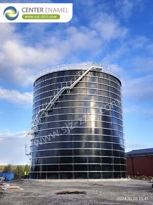 Biogas Plant Design for Biogas from Sugarcane in India with GFS Tanks