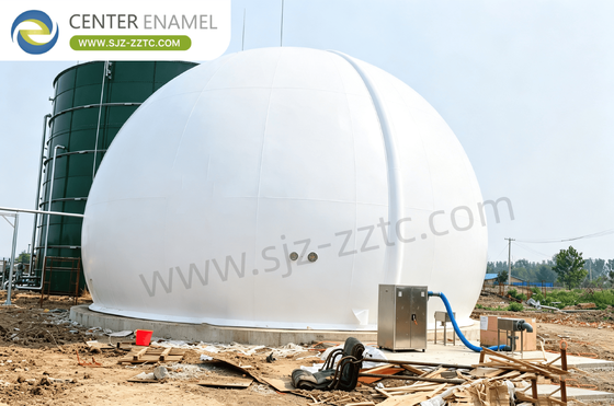 Converting Straw into Biogas in Brazil with Biogas Power Plants and GFS Tanks