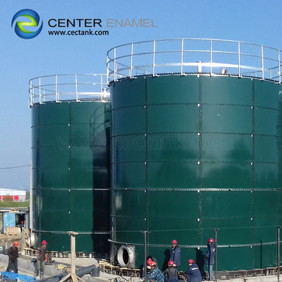 Smooth Glossy Bolted Steel Tanks For Industrial Liquid Storage