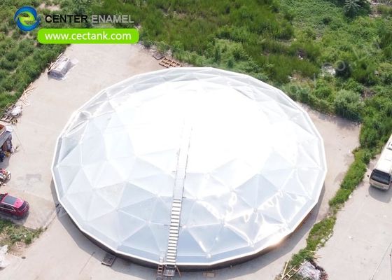 알루미늄 측지적 돔은 산업 구조를 위한 효율적인 보호를 지붕으로 덮습니다