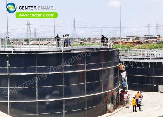유기폐기물 관리를 위한 볼트로 체결된 강철 혐기성 소화 탱크