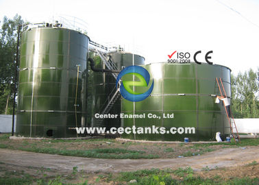하수 오물과 산업 폐수 처리 식물 WWTP를 위한 6.0Mohs 경도 유리에 의하여 융합되는 강철 탱크