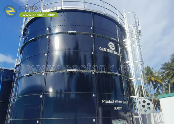 AWWA D103-09 표준을 갖춘 우수한 부식 저항성 볼트 스틸 산업용 물 저장 탱크