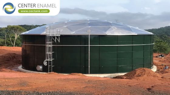 연료유 저장 탱크용 알루미늄 지오데식 돔 지붕