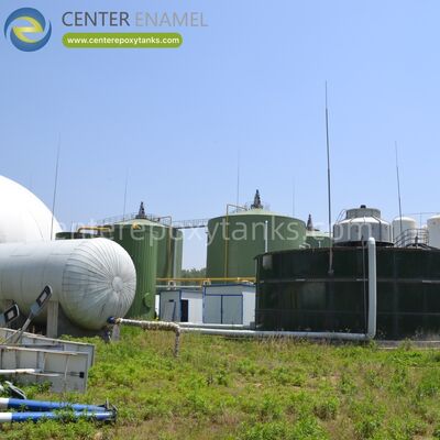 Biogas Holder for a Biogas Production Project: Captures and Contains the Methane-Rich Gas, Protecting It from Air Contamination and Weather Elements