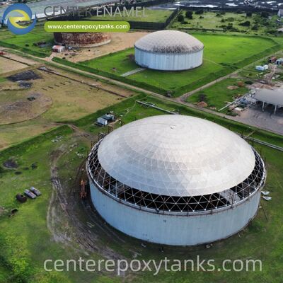 용접 된 철강 오일 탱크의 내부 부동 지붕: 다양한 오일 유형에 대한 포괄적인 증기 밀을 제공합니다.