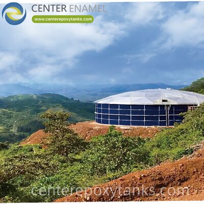 용접 된 강철 사용 된 모터 오일 저장 탱크 를 위한 내부 떠 있는 지붕: 악취 와 유해 가스 축적 을 억제 한다
