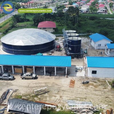 용접 강철 아스팔트 탱크용 내부 부동 지붕: 표면 산화 및 열 손실 방지