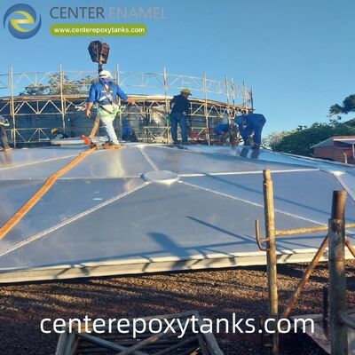 용접 탄소강 제트 A-1 항공 연료 저장 탱크용 내부 부유식 지붕: 연료 무결성 보장 및 화재 위험 감소