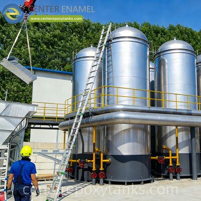 용접 탄소강 비상 연료유 저장 탱크용 외부 부동 지붕: 공기 접촉을 방지하여 연료 품질 유지