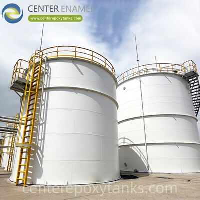 용접 된 스테인리스 스틸 수압 기름 폐기물 저장 탱크를 위한 내부 부동 지붕: 산업 폐기물 액체로부터의 유출 배출 및 증발을 제어